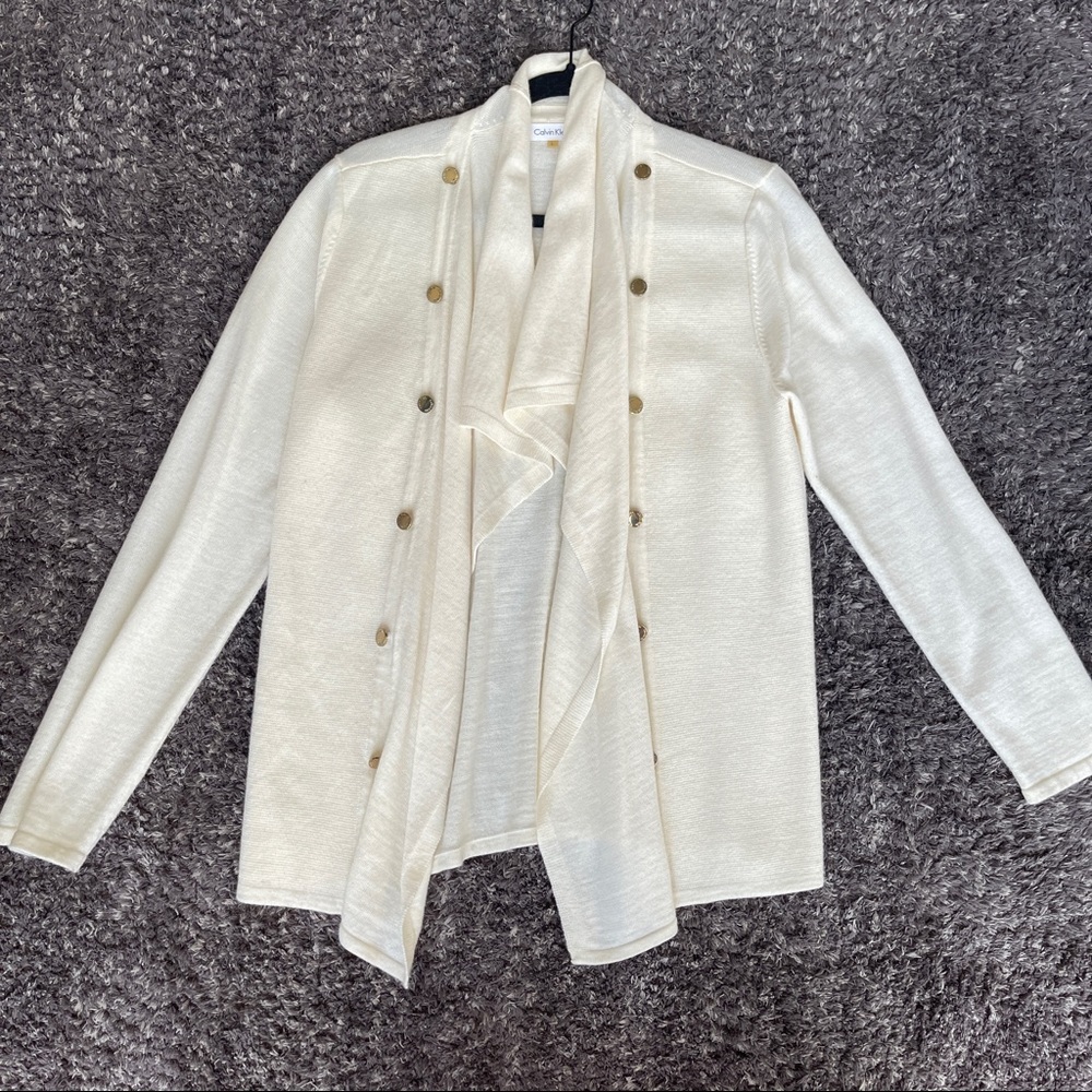 Calvin Klein Open Front Cardigan